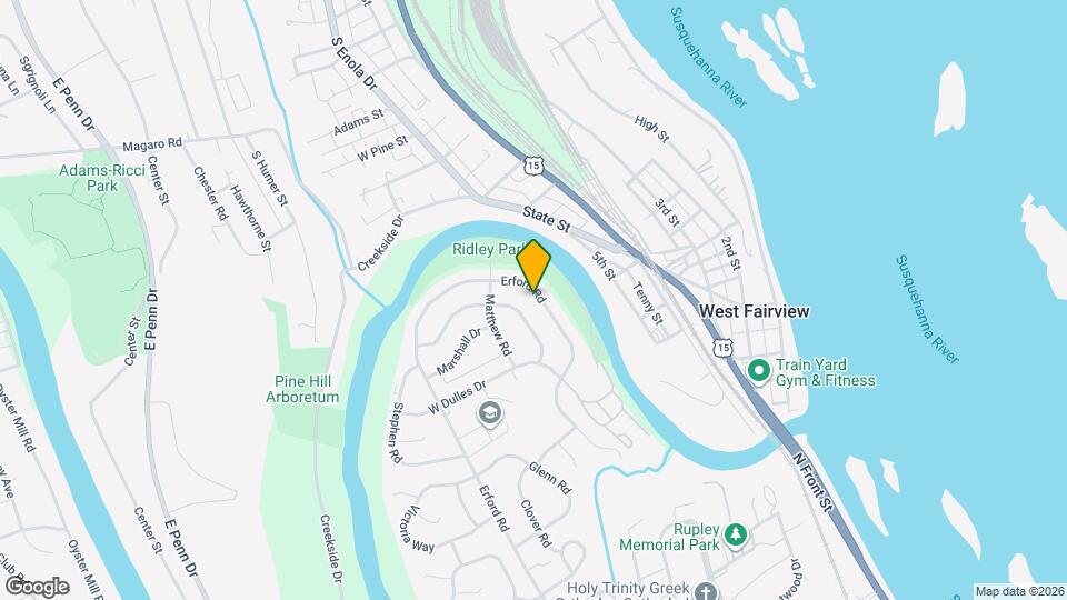 722 Erford Rd Map and Location Details