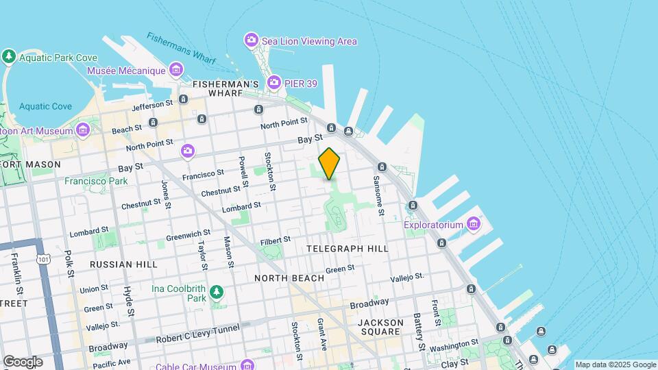 Telegraph Hill - 1 bedroom/2 bath Map and Location Details