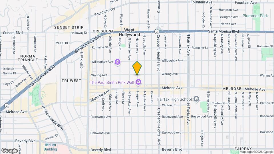 751 N Harper Ave Map and Location Details