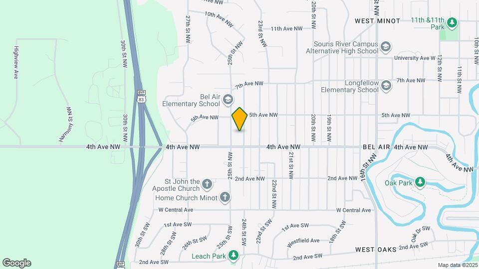 409 24th St NW Map and Location Details