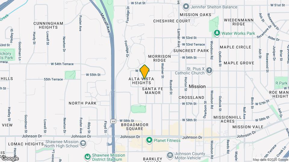 5528 Glenwood St Map and Location Details