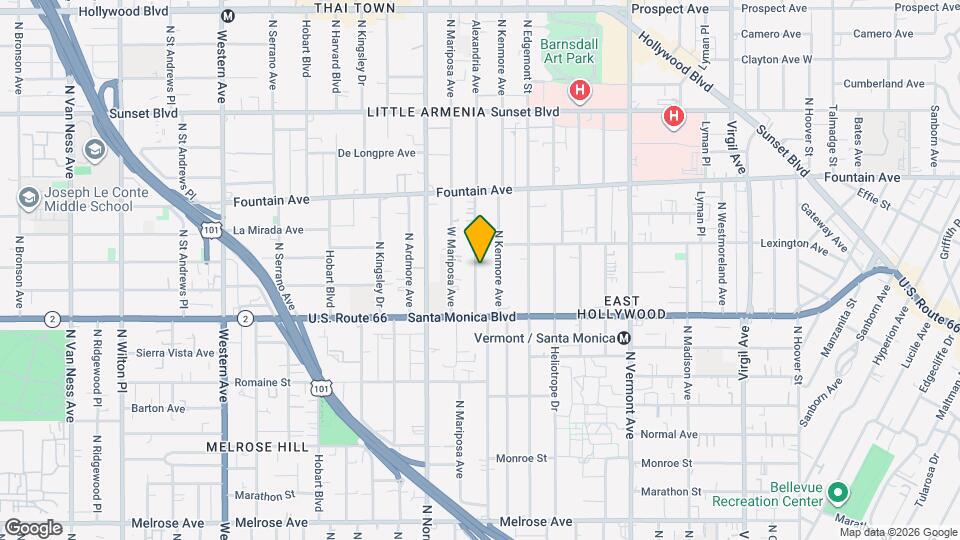 1154 Alexandria Ave Map and Location Details