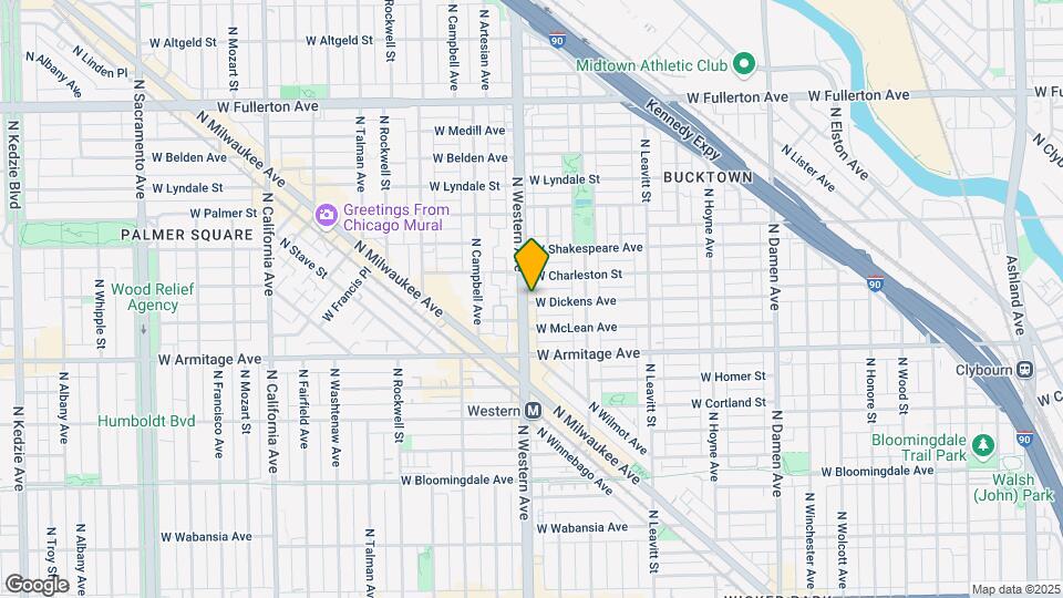 2360 W Dickens Ave Map and Location Details