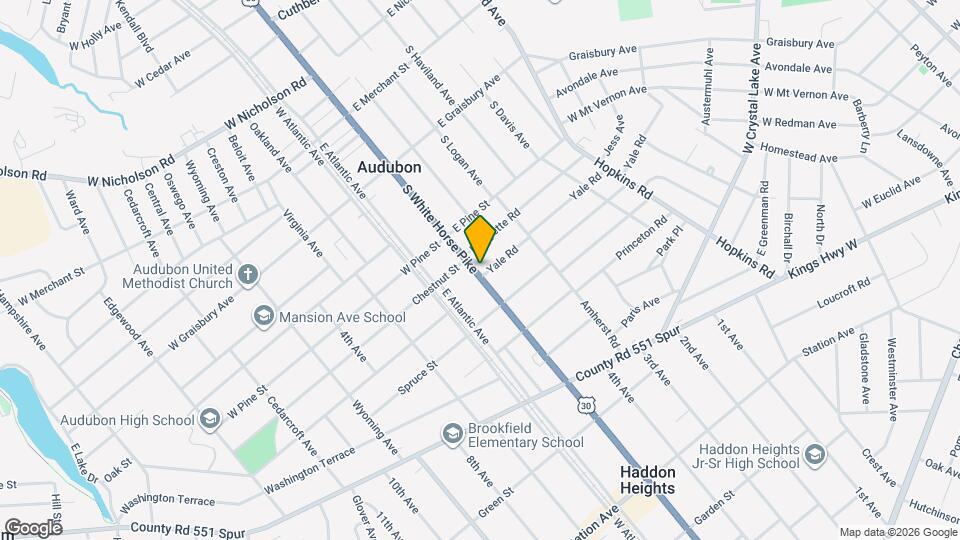 419 S White Horse Pike Map and Location Details