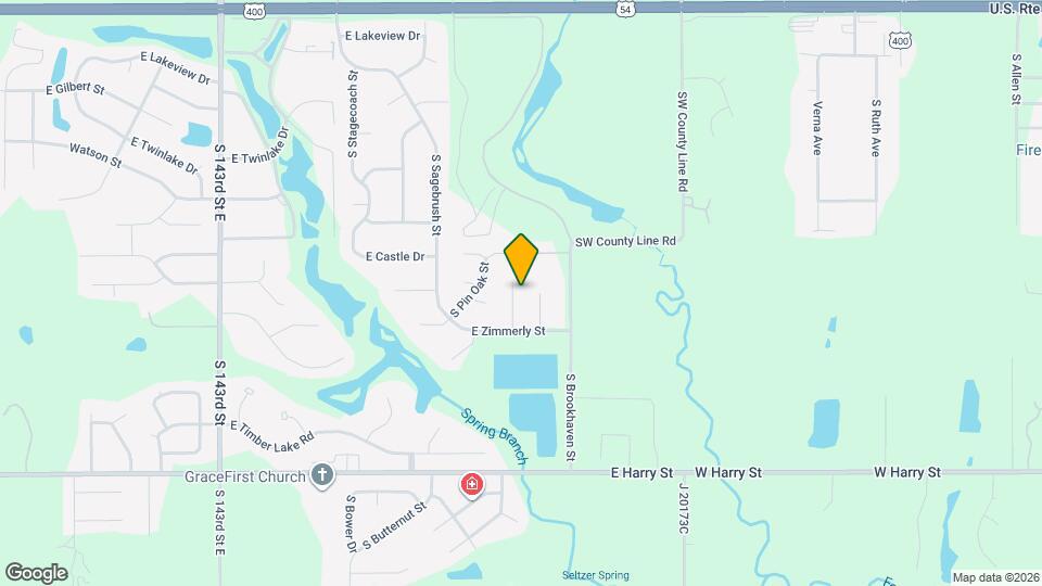 1260 S Ridgehurst Cir Map and Location Details