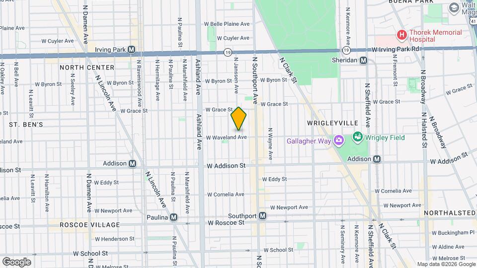 3704 N Janssen Ave Map and Location Details