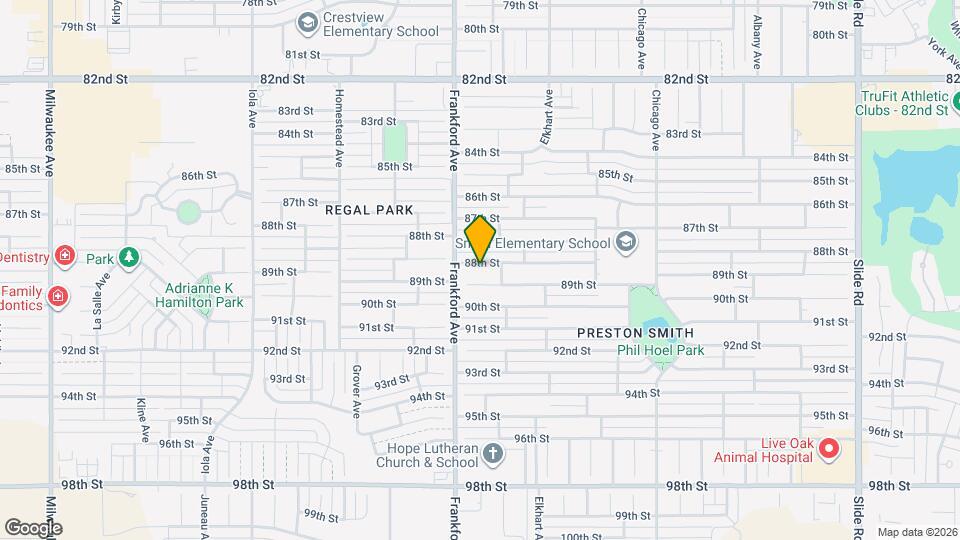 5717 88th St Map and Location Details