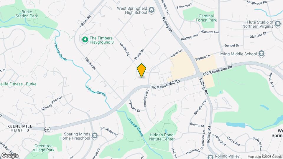 8624 Burling Wood Dr Map and Location Details