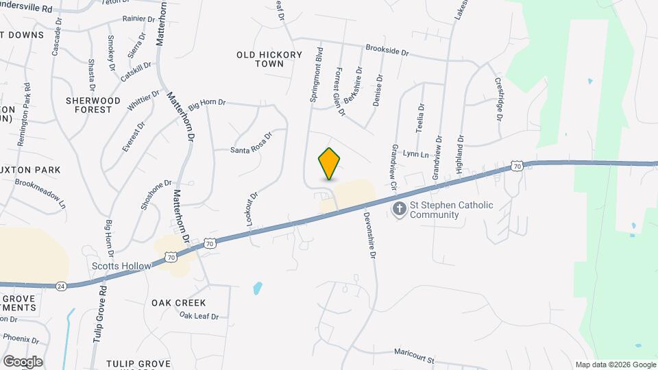 504 Springmont Blvd Map and Location Details