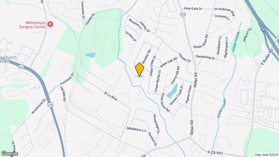 204 Overcreek Rd Map and Location Details