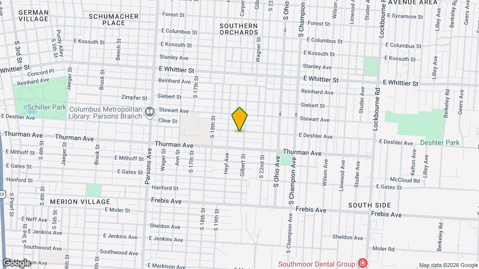 765 E Deshler Ave Map and Location Details