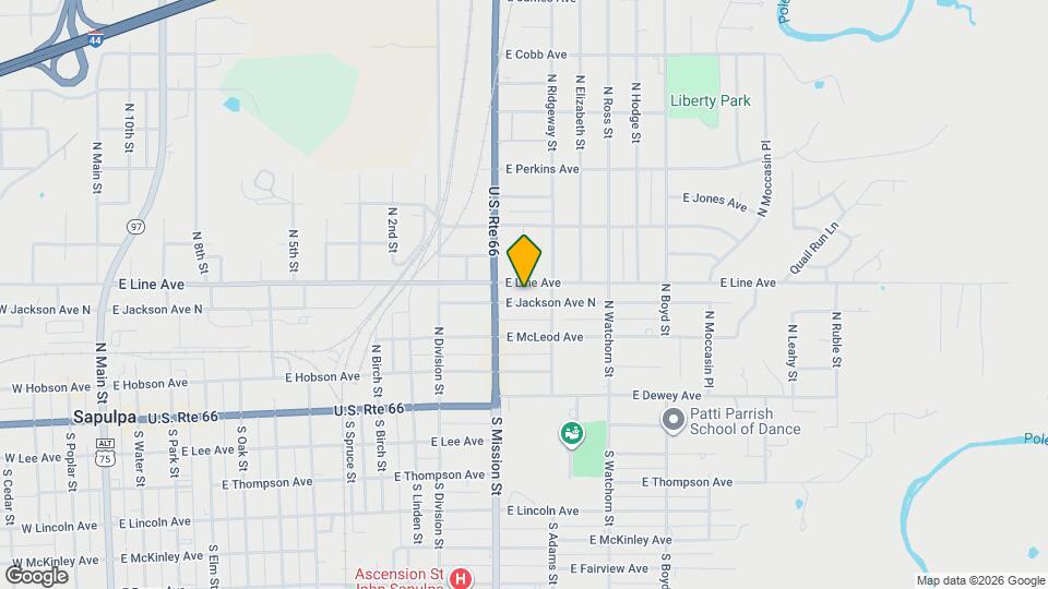 1115 E Jackson Ave N Map and Location Details