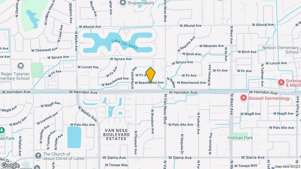 2489 W Beechwood Ave Map and Location Details