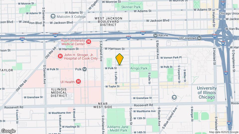 1448 W Polk St Map and Location Details
