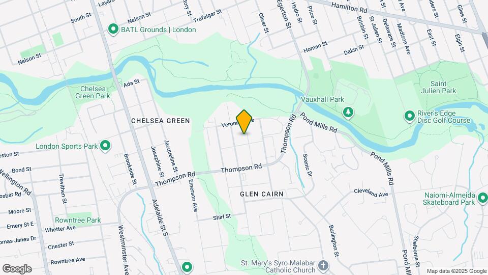 83 Marlborough Ave Map and Location Details