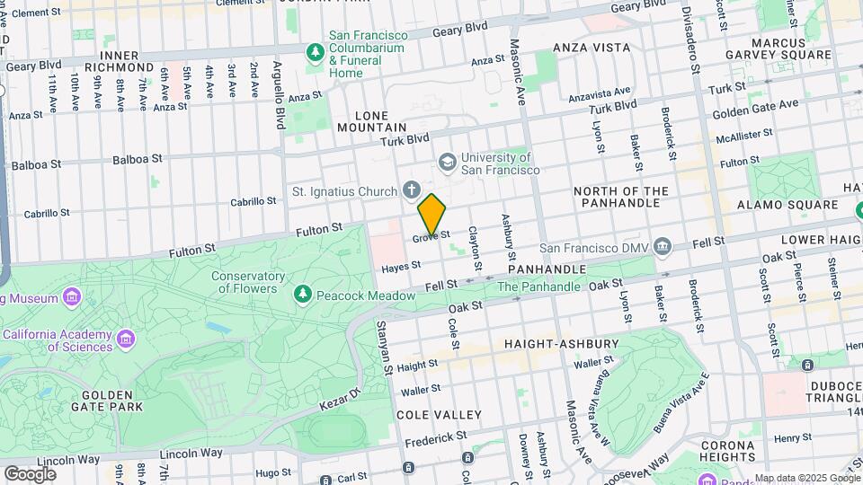 2111 Grove St Map and Location Details