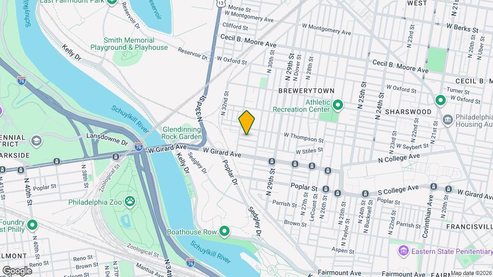 3045 Baltz St Map and Location Details