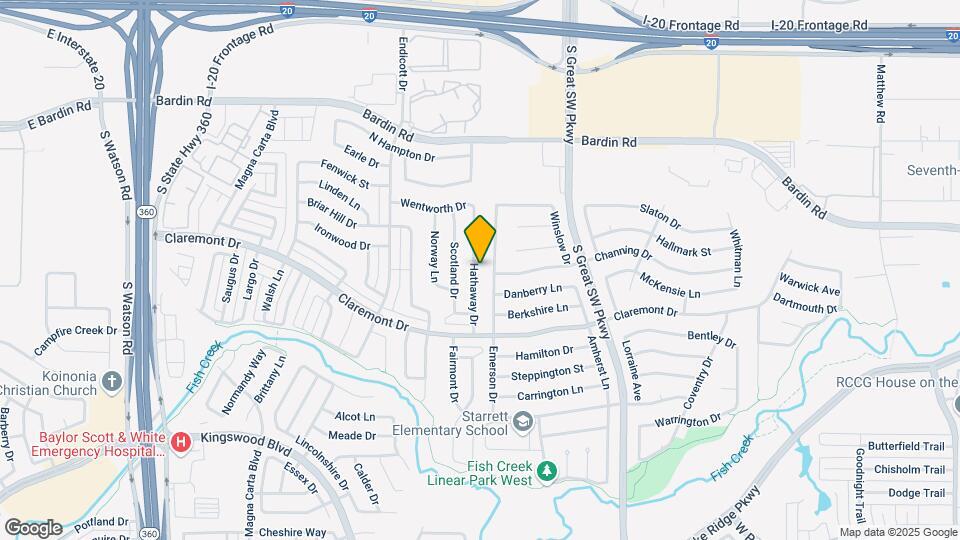 4156 Hathaway Dr Map and Location Details