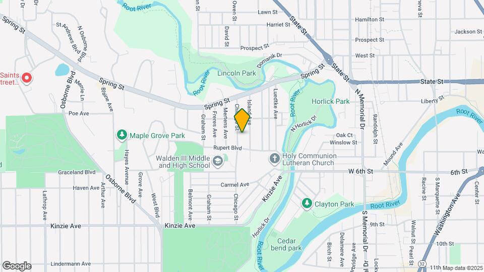 403 Chicago St Map and Location Details