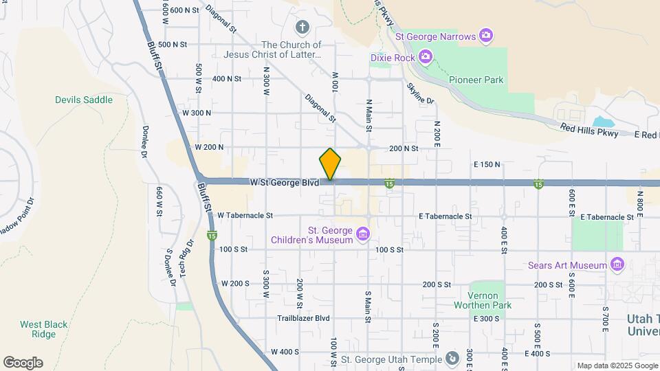 125 West Saint George Boulevard Option 2 Blvd Map and Location Details