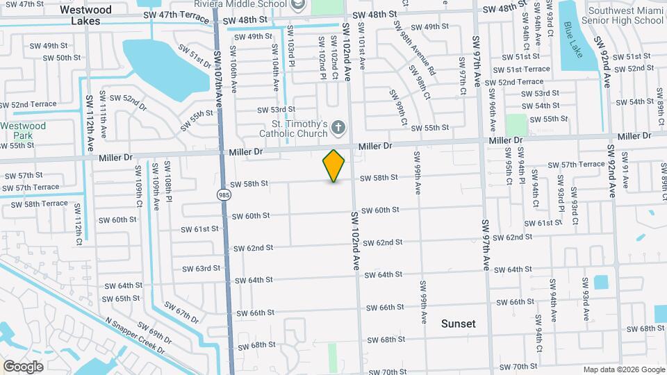 10270 SW 58th St Map and Location Details