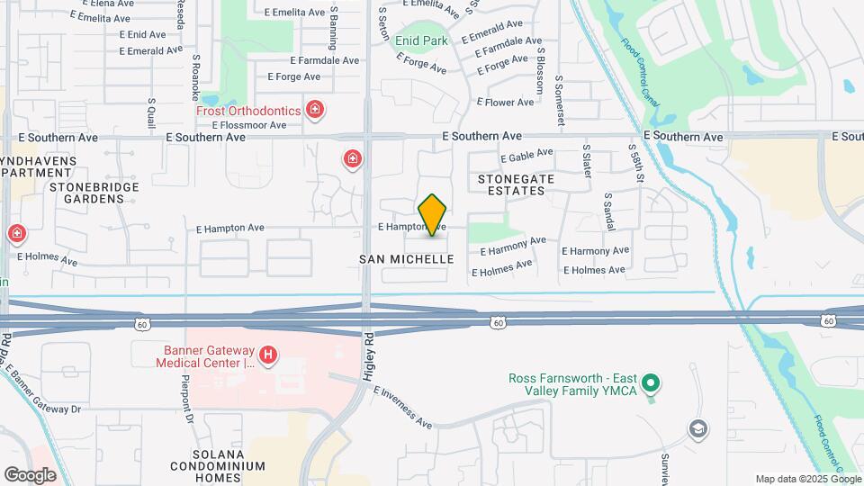 5337 E Harmony Ave Map and Location Details