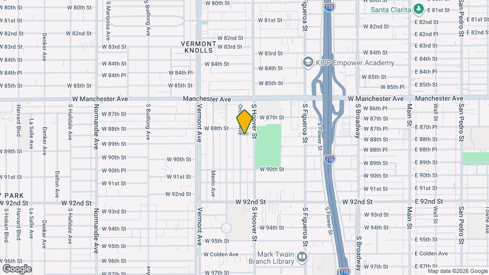 8822 Orchard Ave Map and Location Details