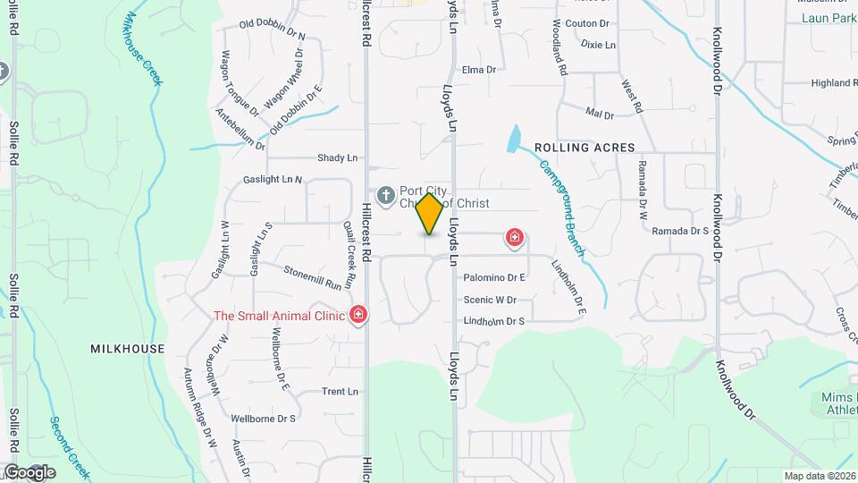 2949 Cloverland Ct Map and Location Details