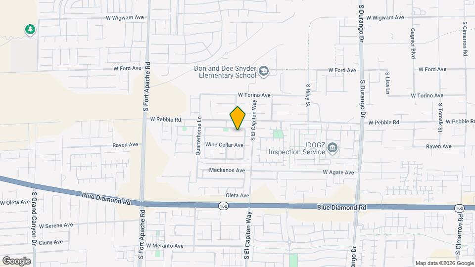 9050 Toast Ave Map and Location Details