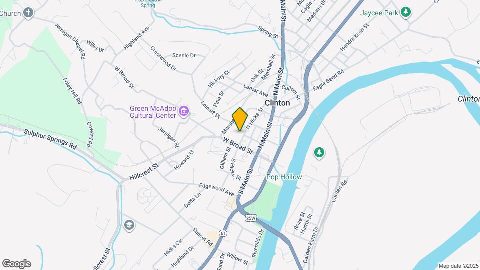 311 W Broad St Map and Location Details