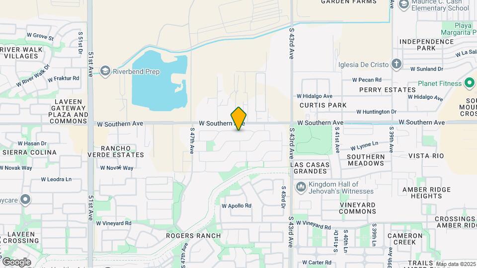 4505 W Pleasant Ln Map and Location Details