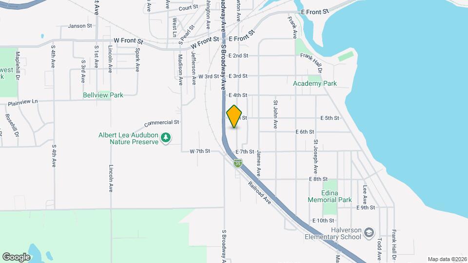 1126 S Newton Ave Map and Location Details