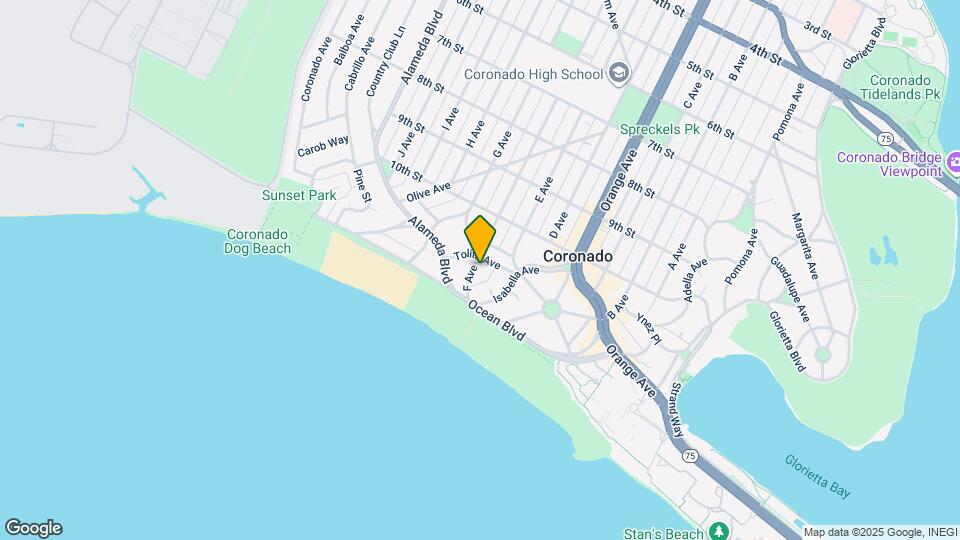 1115 F Ave Map and Location Details