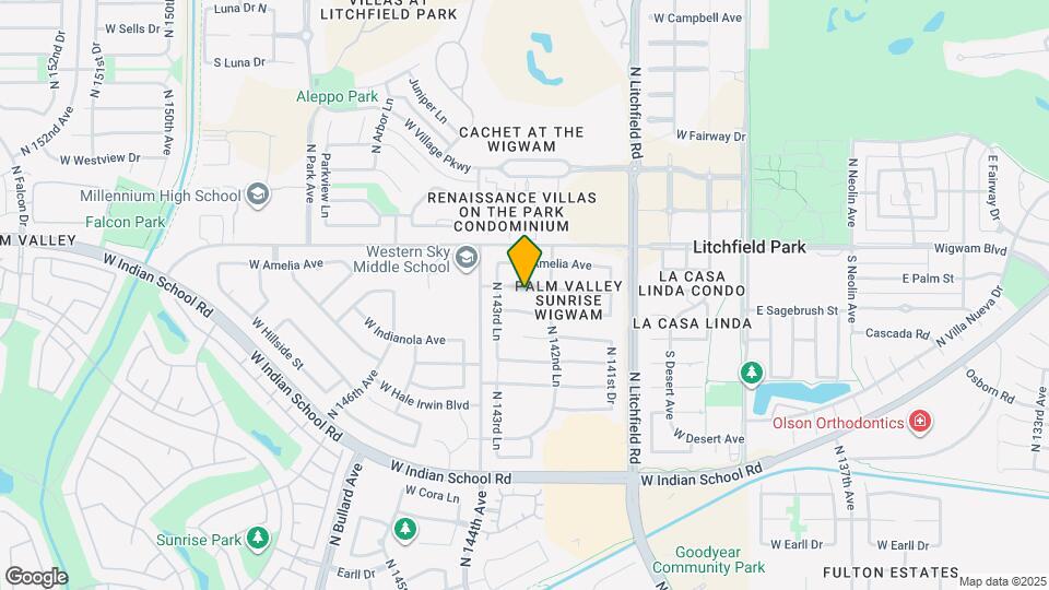 14307 W Piccadilly Ave Map and Location Details