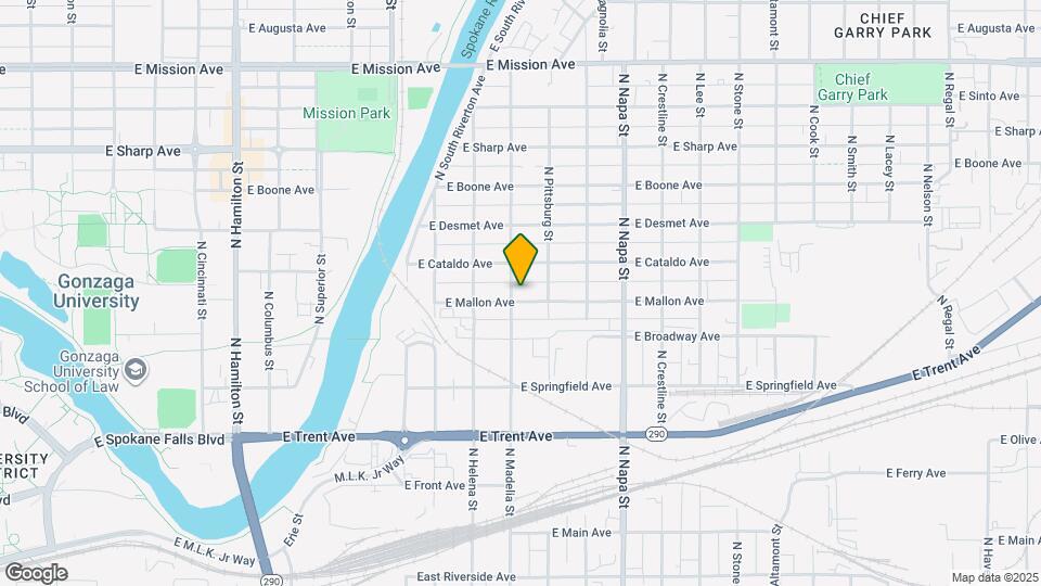 1707 E Mallon Ave Mapa y Detalles de la Ubicación