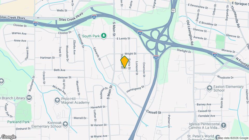 2863 Stockton St Map and Location Details