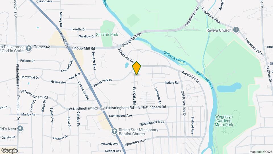 4396 Fair Oaks Rd Map and Location Details