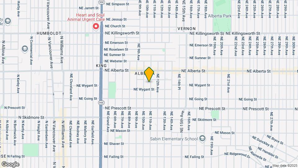 4833 NE 11th Ave Map and Location Details