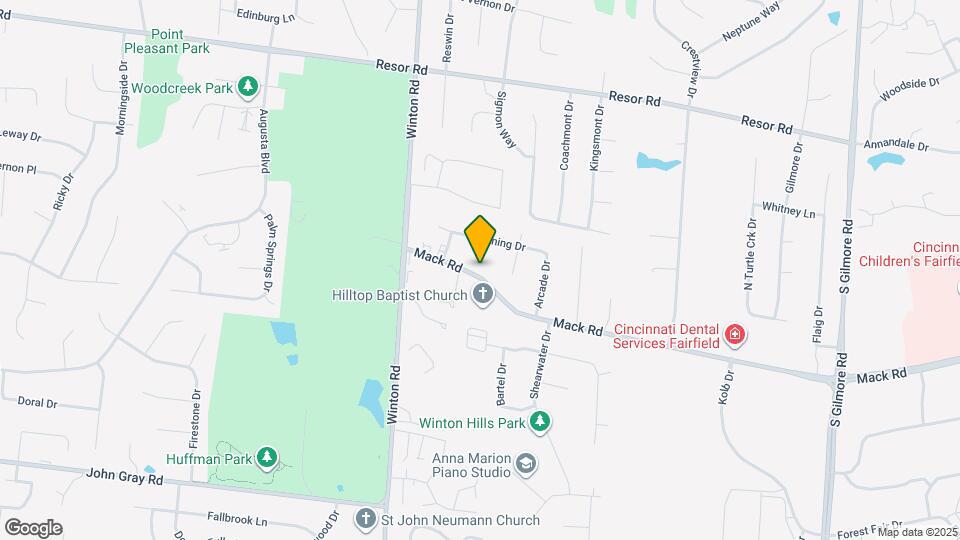 2400 Mack Rd Map and Location Details