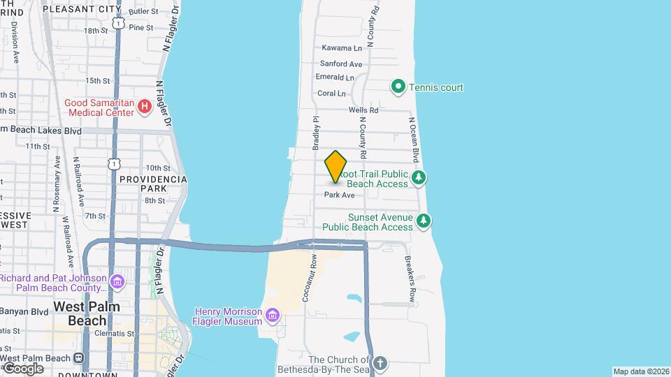 240 Oleander Ave Map and Location Details