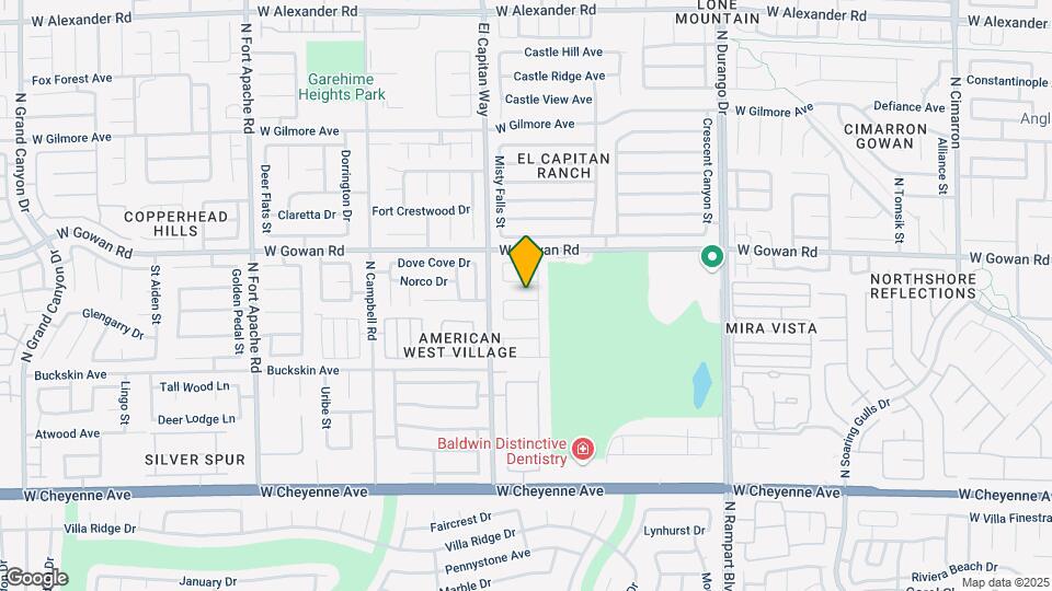 8708 Texas Ranger Ave Map and Location Details