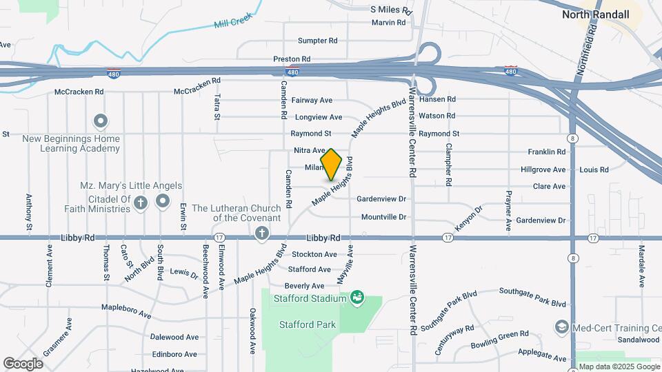 19623 Maple Heights Blvd Map and Location Details