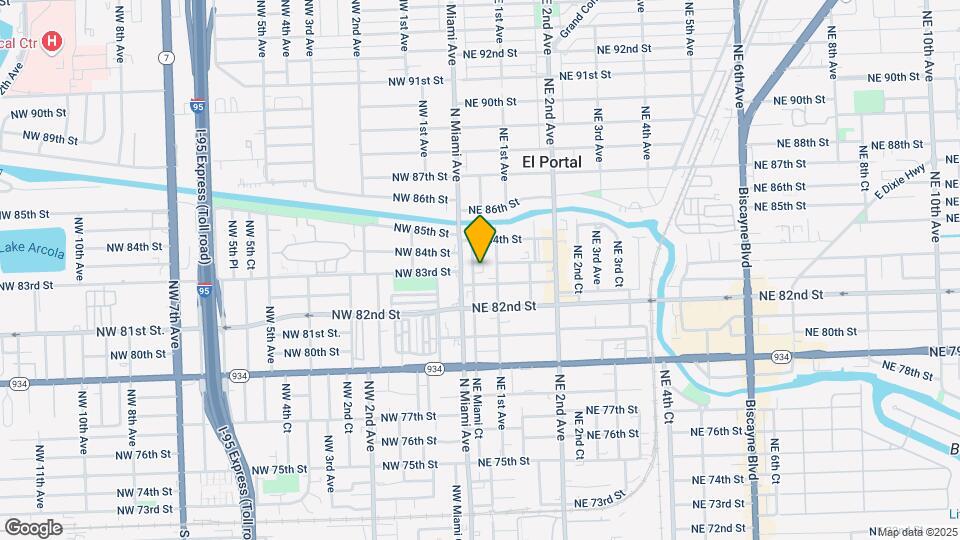 8287 NE Miami Ct Map and Location Details