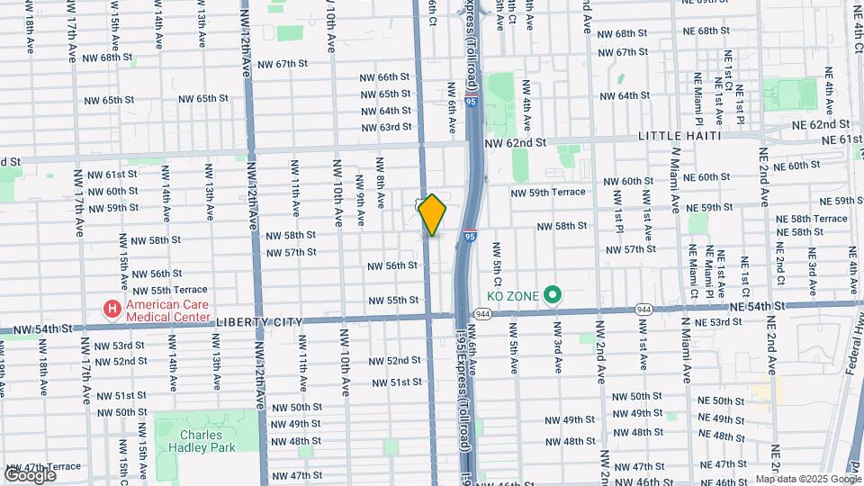 5755 NW 7th Ave Map and Location Details