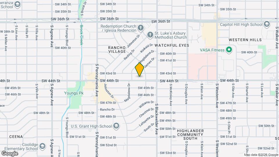 1417 SW 44th St Map and Location Details