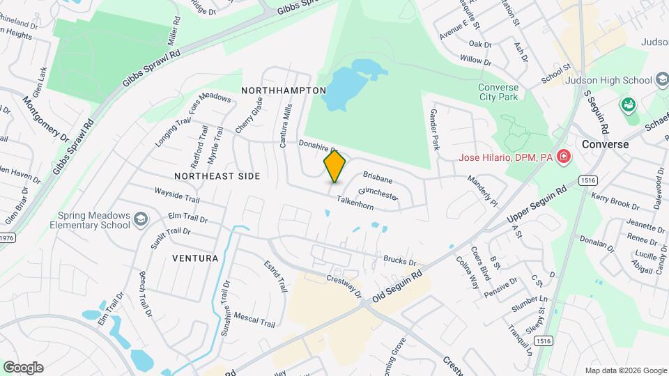 8010 Manderly Pl Map and Location Details