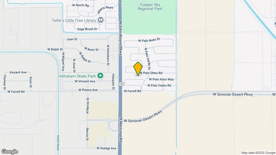 44438 W Palo Aliso Way Map and Location Details