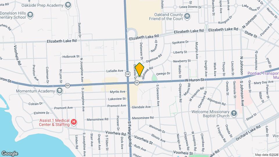 850 W Huron St Map and Location Details