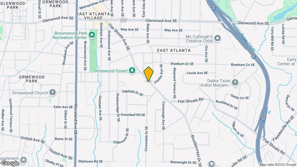 787 Flat Shoals Ave SE Map and Location Details