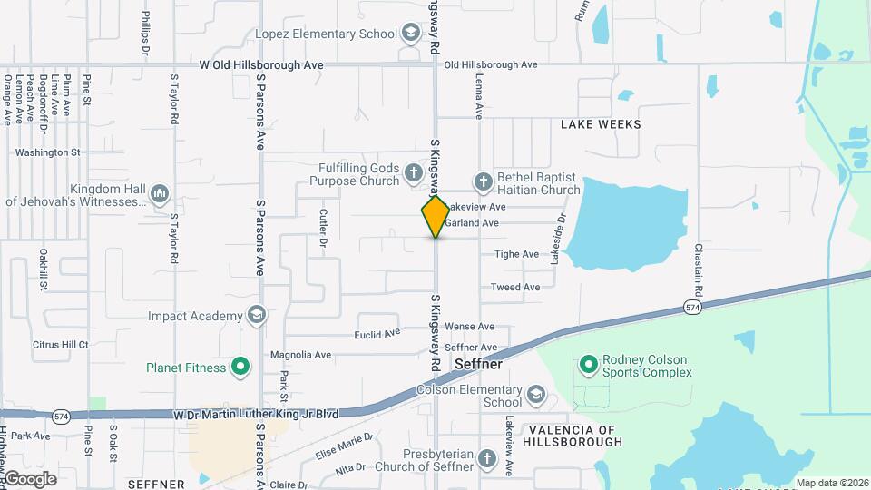 902 S Kingsway Rd Map and Location Details